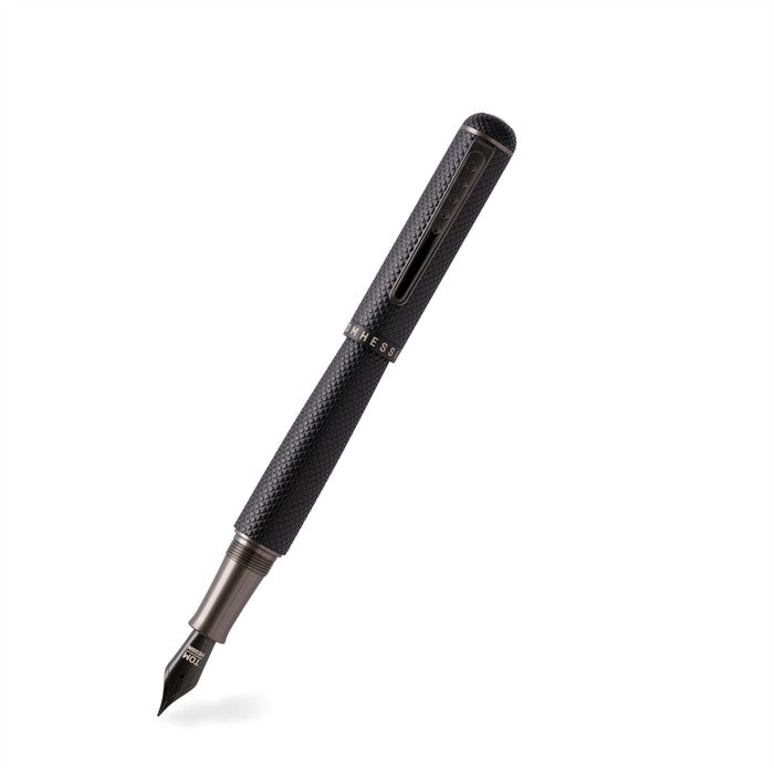 Tom Hessin Charles 1870 Gherkin All Black fountain pen