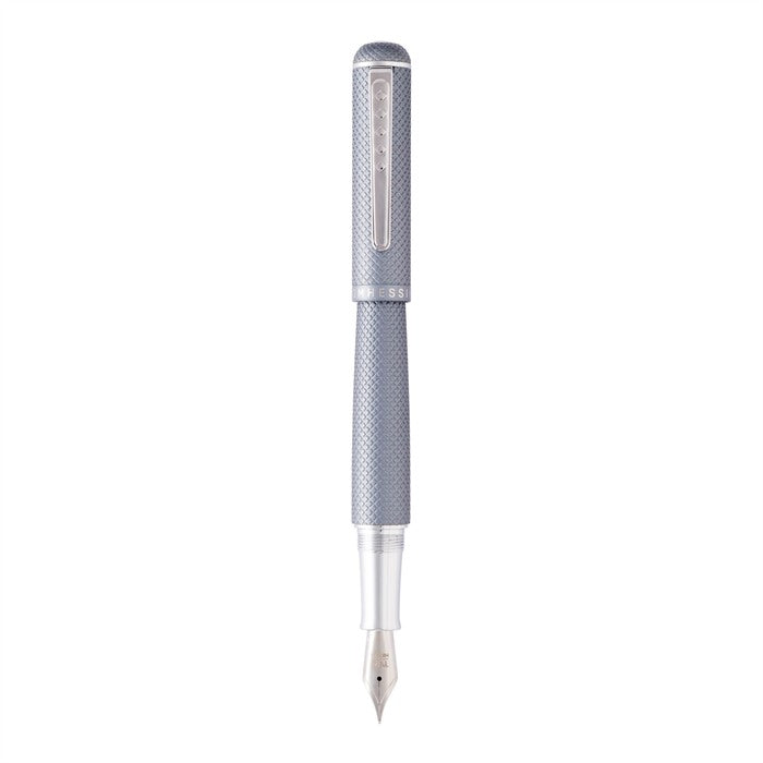 Tom Hessin Charles 1870 Gherkin Monument Grey fountain pen - view 2