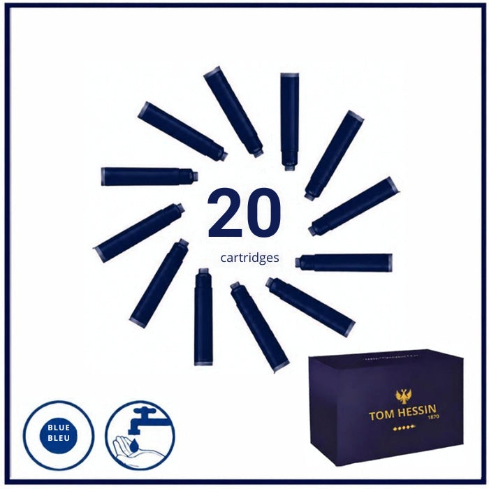 Tom Hessin Blue ink cartridges, pack of 20 - view 3