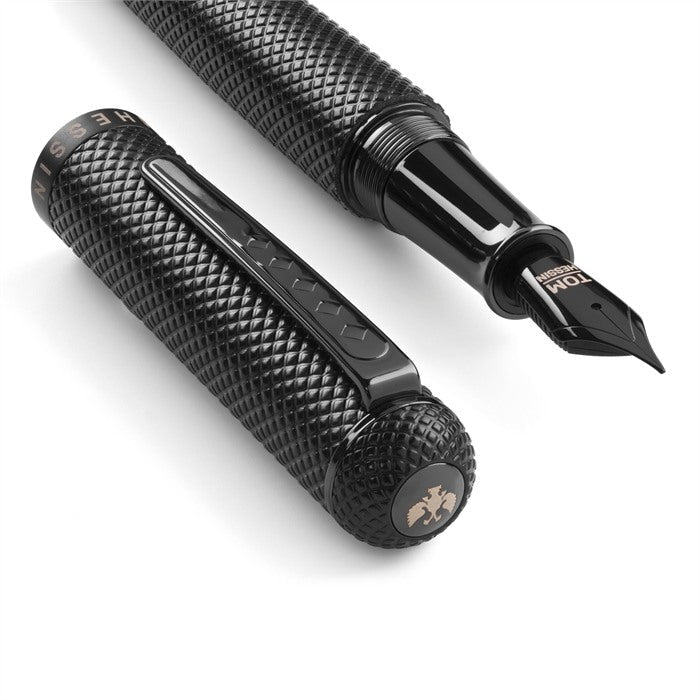 Tom Hessin Charles 1870 Gherkin All Black fountain pen - view 3