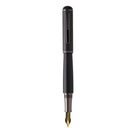 Tom Hessin Charles 1870 Gherkin All Black fountain pen with gold-plated Ultra Flex nib - view 2