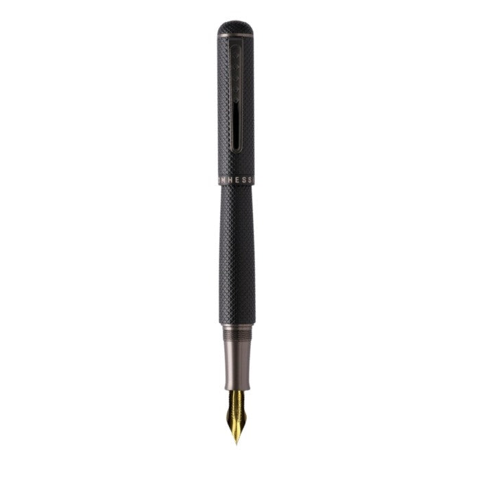 Tom Hessin Charles 1870 Gherkin All Black fountain pen with gold-plated Ultra Flex nib - view 2