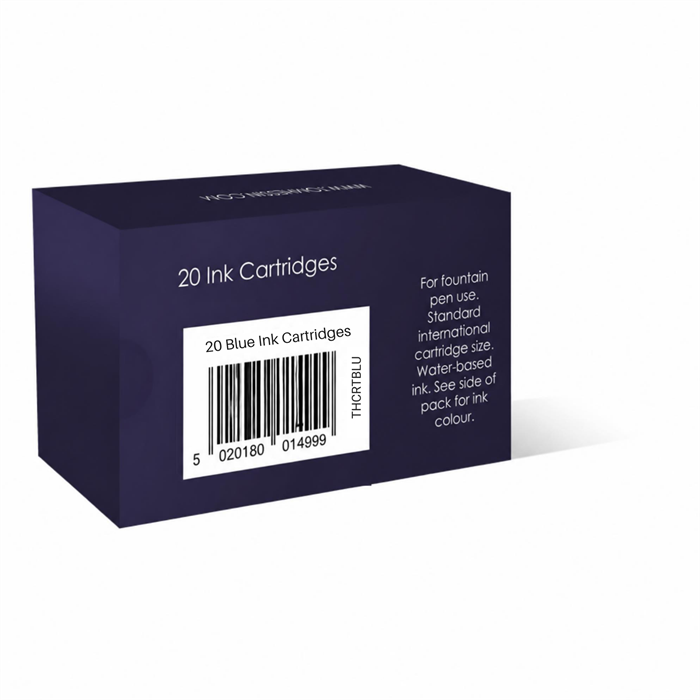 Tom Hessin Blue ink cartridges, pack of 20 - view 2