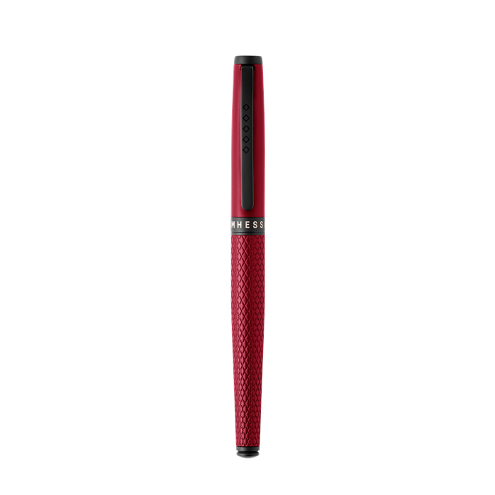 Poppy Red fountain pen detail