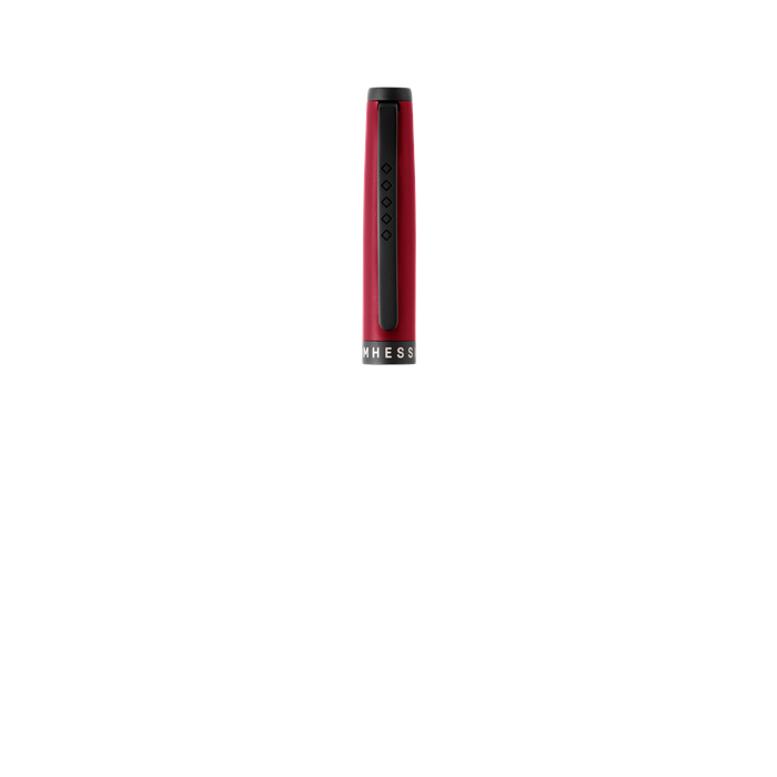 Poppy Red fountain pen detail