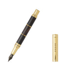Tom Hessin Revolution Palace Gates Fountain Pen and Ballpoint Pen gift set in ebony wood with gold plated trim — image 3