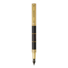 Tom Hessin Revolution Palace Gates Fountain Pen with ebony wood barrel and gold plated trim — image 3