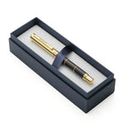Tom Hessin Revolution Palace Gates Fountain Pen with ebony wood barrel and gold plated trim — image 7