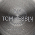 Tom Hessin Revolution Gold watch with green leather strap and gold buckle - caseback engraving